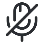 Microphone Slash SVG Icon